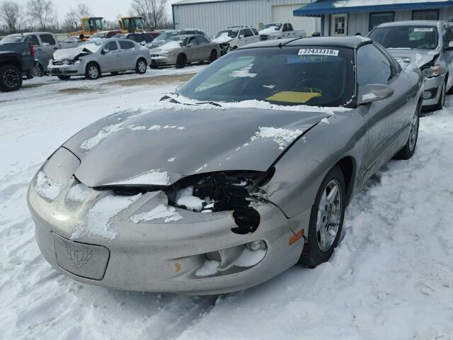 2G2FS22K512149619 - 2001 PONTIAC FIREBIRD BEIGE photo 2