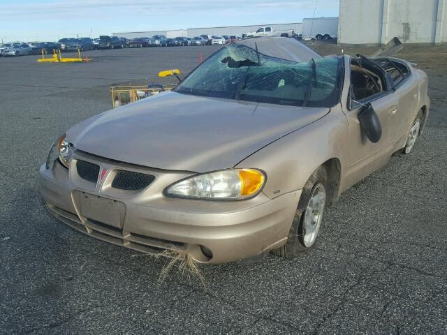 1G2NE52E05M210373 - 2005 PONTIAC GRAND AM S GOLD photo 2