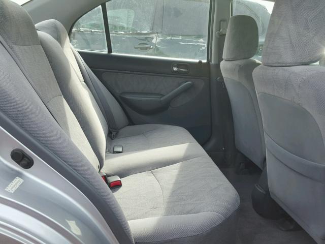 JHMES26752S000257 - 2002 HONDA CIVIC EX SILVER photo 6