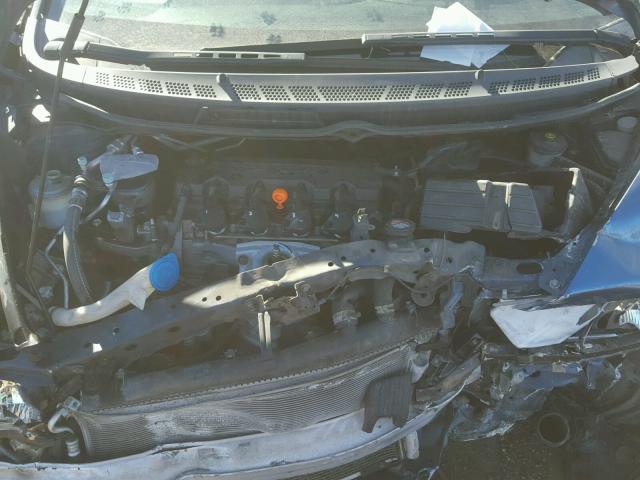 2HGFG11648H533654 - 2008 HONDA CIVIC LX BLUE photo 7