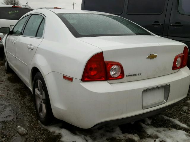 1G1ZC5E17BF393758 - 2011 CHEVROLET MALIBU 1LT WHITE photo 3