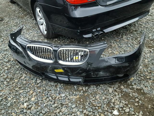 WBANE53566CK86582 - 2006 BMW 525 I BLACK photo 9