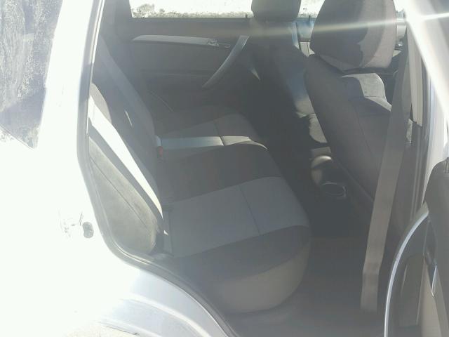 KL1TD66E59B651303 - 2009 CHEVROLET AVEO LS WHITE photo 6