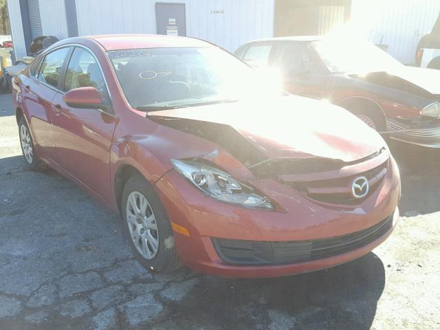 1YVHZ8BH9B5M10337 - 2011 MAZDA 6 I RED photo 1