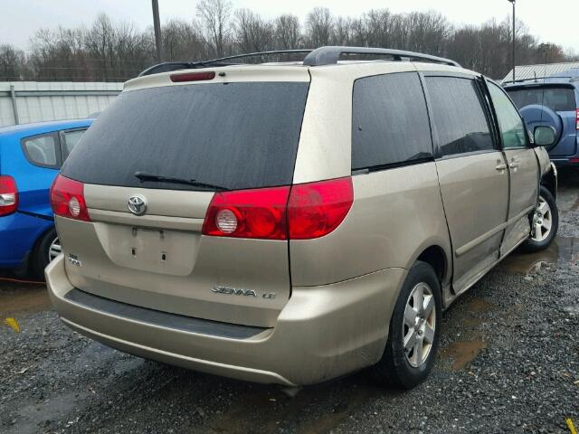 5TDZA23C16S583187 - 2006 TOYOTA SIENNA CE CHARCOAL photo 4