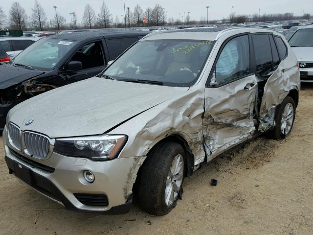 5UXWX9C5XG0D81885 - 2016 BMW X3 XDRIVE2 SILVER photo 9