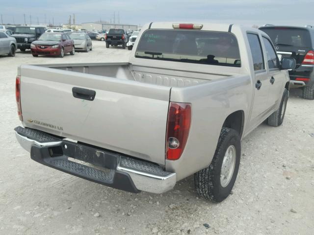 1GCCS138558197254 - 2005 CHEVROLET COLORADO TAN photo 4