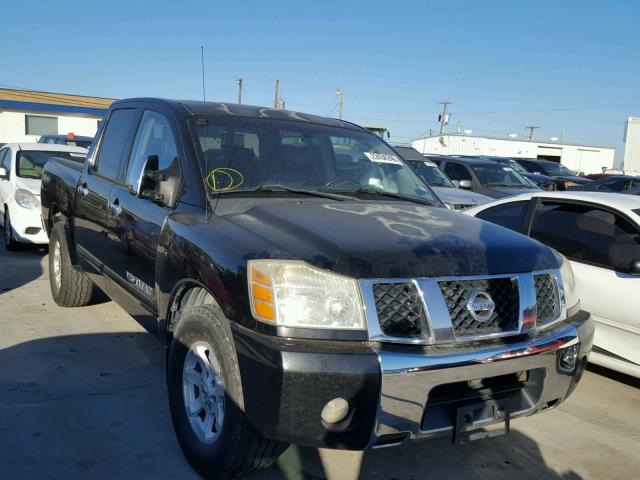 1N6BA07A85N530566 - 2005 NISSAN TITAN XE BLACK photo 1