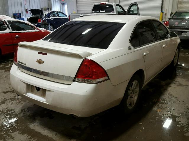 2G1WC581869358482 - 2006 CHEVROLET IMPALA LT WHITE photo 4