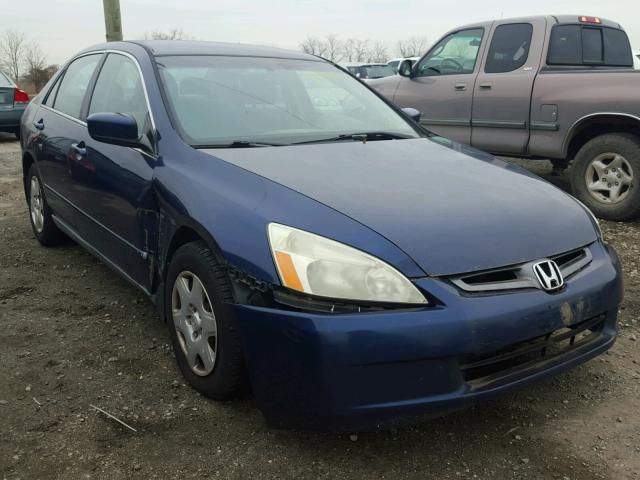 1HGCM56415A048117 - 2005 HONDA ACCORD LX BLUE photo 1