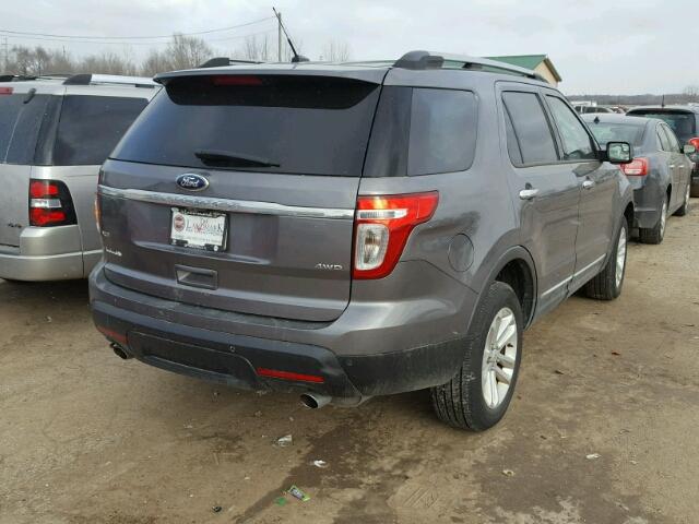 1FM5K8D80DGB29055 - 2013 FORD EXPLORER X BLACK photo 4