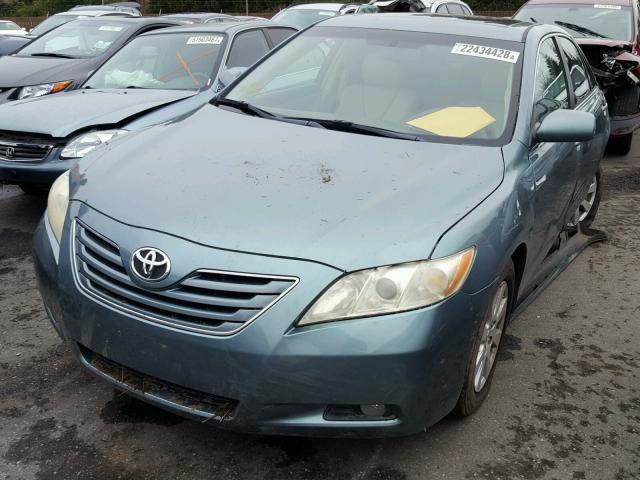 4T1BE46K57U532093 - 2007 TOYOTA CAMRY NEW GREEN photo 2