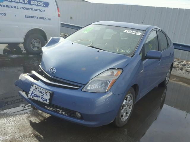 JTDKB20U297854901 - 2009 TOYOTA PRIUS BLUE photo 2