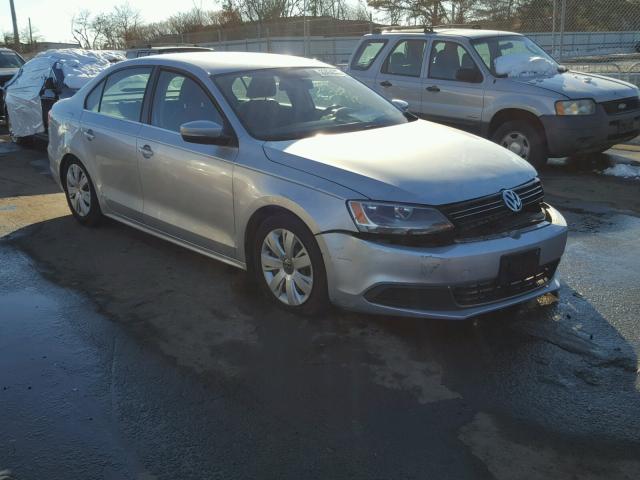 3VWDP7AJ6DM358703 - 2013 VOLKSWAGEN JETTA SE SILVER photo 1