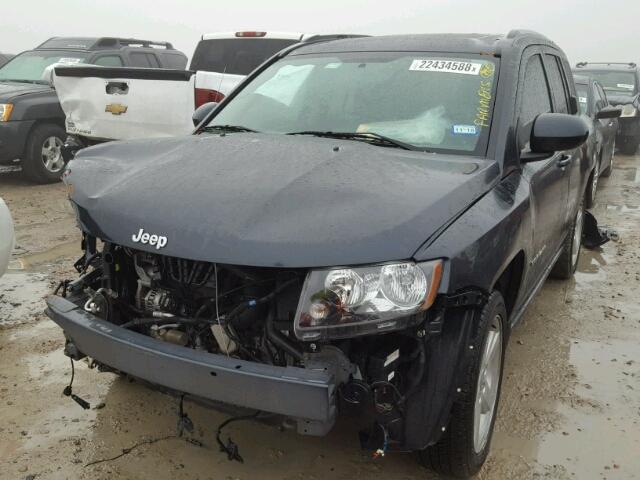 1C4NJCEA9ED887278 - 2014 JEEP COMPASS LA CHARCOAL photo 2