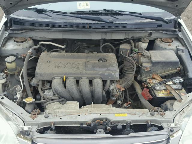 2T1BR38E34C281173 - 2004 TOYOTA COROLLA CE SILVER photo 7