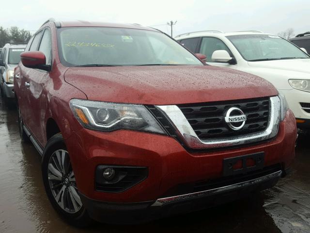 5N1DR2MM5HC651565 - 2017 NISSAN PATHFINDER BURGUNDY photo 1