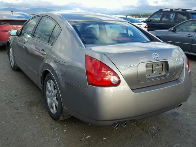 1N4BA41E44C893923 - 2004 NISSAN MAXIMA SE GRAY photo 3