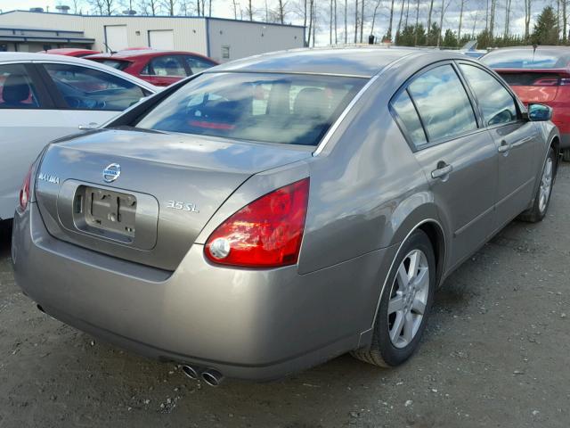 1N4BA41E44C893923 - 2004 NISSAN MAXIMA SE GRAY photo 4