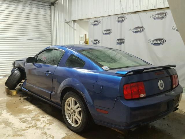 1ZVFT82H775284014 - 2007 FORD MUSTANG GT BLUE photo 3