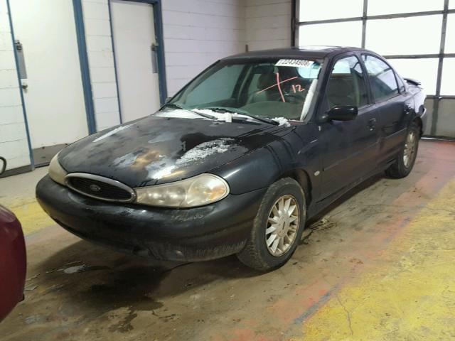 1FALP67L5WK134310 - 1998 FORD CONTOUR SE BLACK photo 2