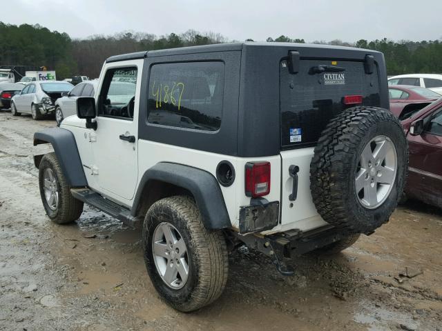 1J4AA2D1XAL173972 - 2010 JEEP WRANGLER S WHITE photo 3