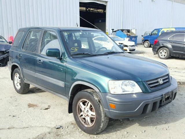 JHLRD17651S013489 - 2001 HONDA CR-V EX GREEN photo 1