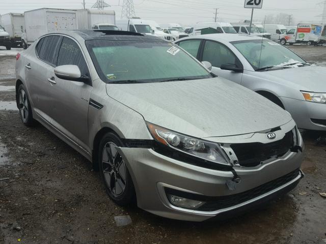 KNAGM4AD7D5054042 - 2013 KIA OPTIMA HYB SILVER photo 1