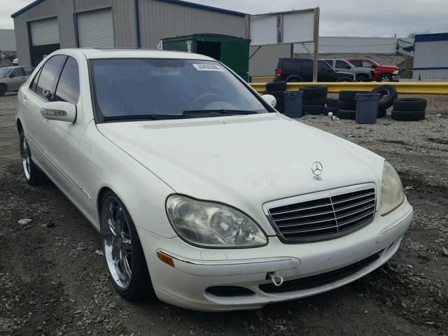 WDBNG70J65A442736 - 2005 MERCEDES-BENZ S 430 WHITE photo 1