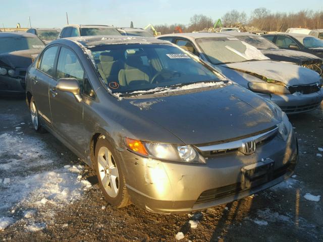 1HGFA16866L089141 - 2006 HONDA CIVIC EX GRAY photo 1