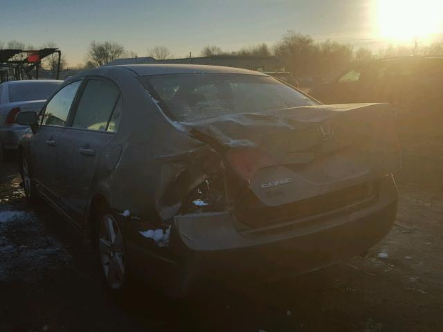 1HGFA16866L089141 - 2006 HONDA CIVIC EX ნაცრისფერი ფოტო 3