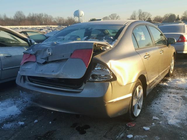 1HGFA16866L089141 - 2006 HONDA CIVIC EX GRAY photo 4