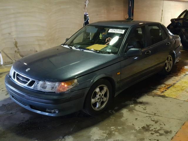 YS3EF48Z5X3074482 - 1999 SAAB 9-5 SE BLUE photo 2