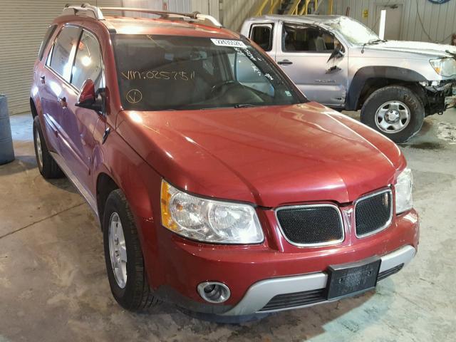 2CKDL63F866025751 - 2006 PONTIAC TORRENT RED photo 1