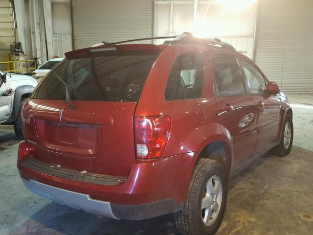 2CKDL63F866025751 - 2006 PONTIAC TORRENT RED photo 4