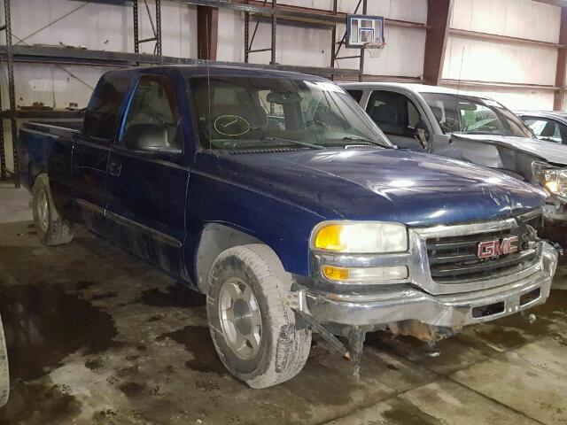 2GTEC19T041385456 - 2004 GMC NEW SIERRA BLUE photo 1