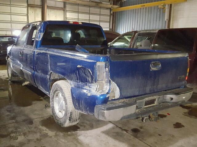 2GTEC19T041385456 - 2004 GMC NEW SIERRA BLUE photo 3