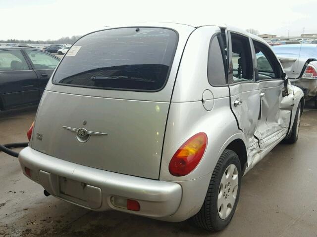 3C4FY58B15T549304 - 2005 CHRYSLER PT CRUISER SILVER photo 4