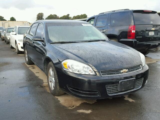 2G1WB58K989285086 - 2008 CHEVROLET IMPALA LS BLACK photo 1