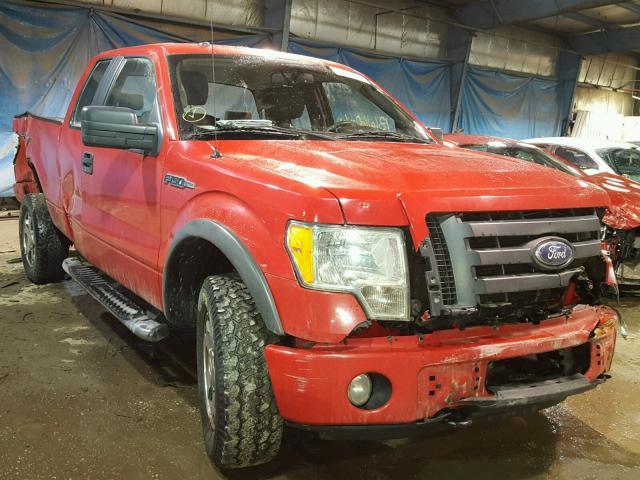 1FTRX14849KC93427 - 2009 FORD F150 SUPER RED photo 1