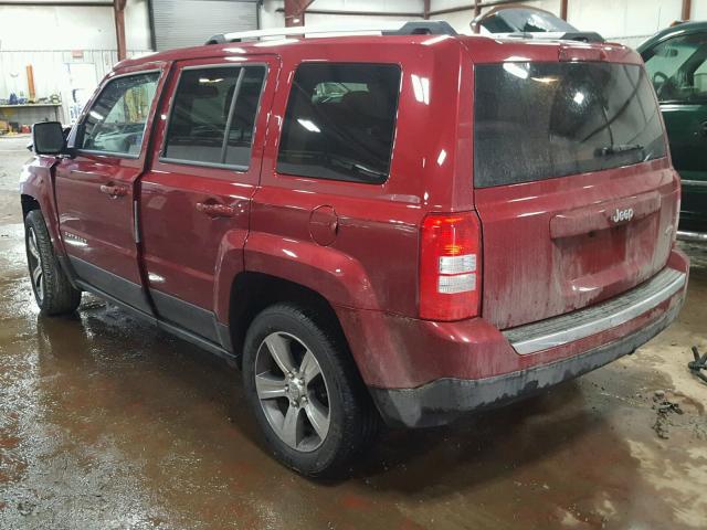 1C4NJPFA0HD202854 - 2017 JEEP PATRIOT LA RED photo 3