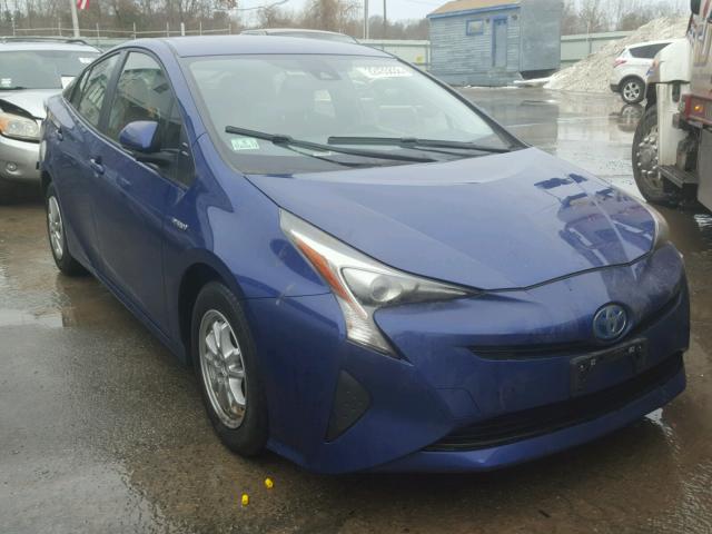 JTDKBRFU2H3552322 - 2017 TOYOTA PRIUS BLUE photo 1