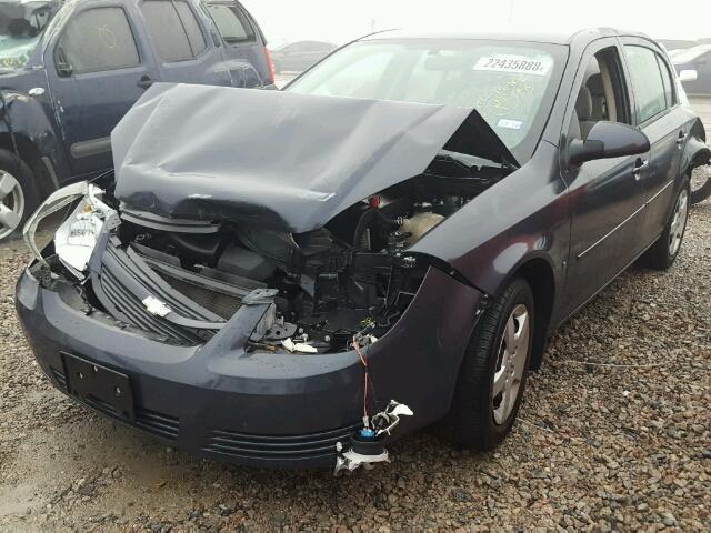 1G1AL58F087341430 - 2008 CHEVROLET COBALT LT GRAY photo 2