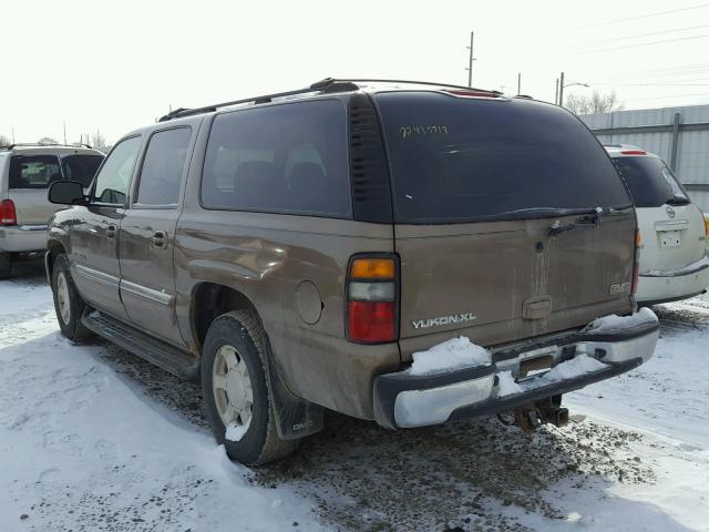 1GKFK16Z64J303725 - 2004 GMC YUKON XL K BROWN photo 3