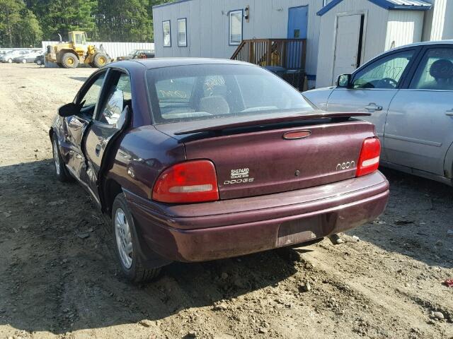 1B3ES47Y4WD685139 - 1998 DODGE NEON HIGHL PURPLE photo 3