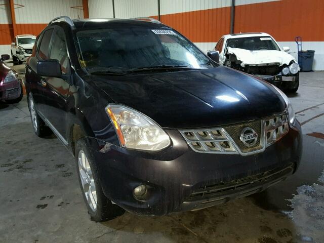 JN8AS5MV0DW126805 - 2013 NISSAN ROGUE S BLACK photo 1