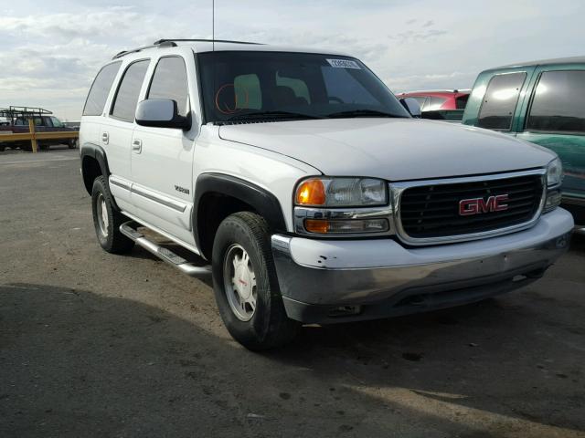 1GKEK13T1YJ128270 - 2000 GMC YUKON WHITE photo 1