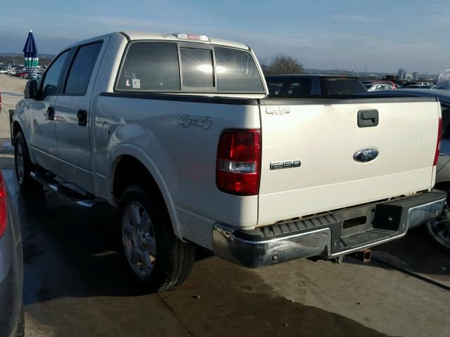 1FTPW14V87FB48915 - 2007 FORD F150 SUPER WHITE photo 3