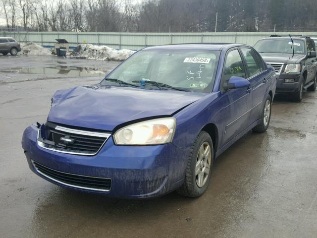 1G1ZT51806F122758 - 2006 CHEVROLET MALIBU LT BLUE photo 2