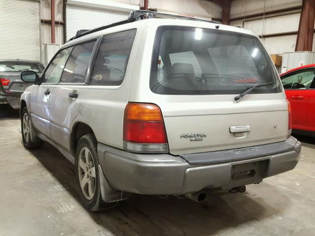 JF1SF6558YH700401 - 2000 SUBARU FORESTER S SILVER photo 3